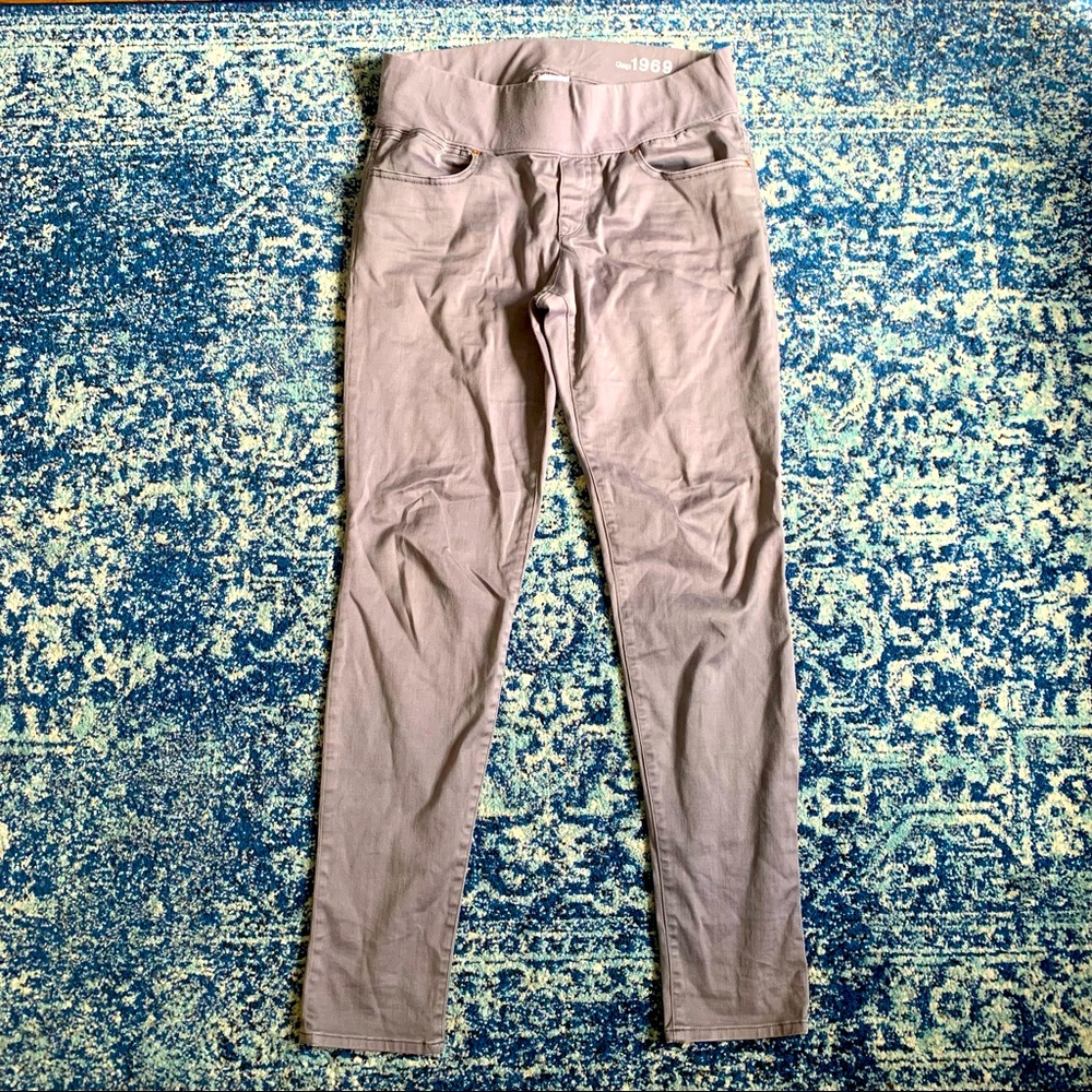 Gap Maternity Jean Leggings Light Gray